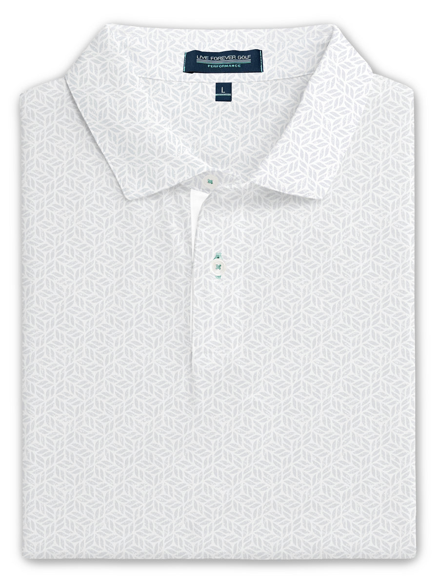 Petals Ringer Performance Golf Polo – Live Forever Golf