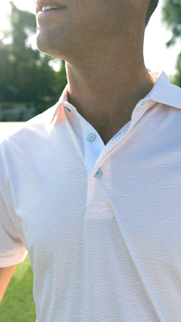 Slow Rollers Ringer Performance Golf Polo