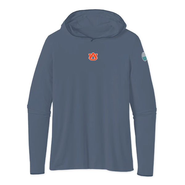 AUBURN AU Interlock Logo Riv Performance Sun Hoodie