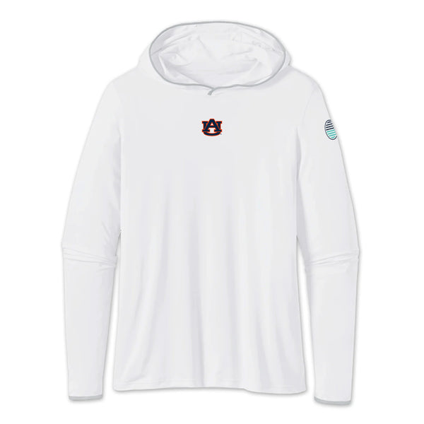 AUBURN AU Interlock Logo Riv Performance Sun Hoodie