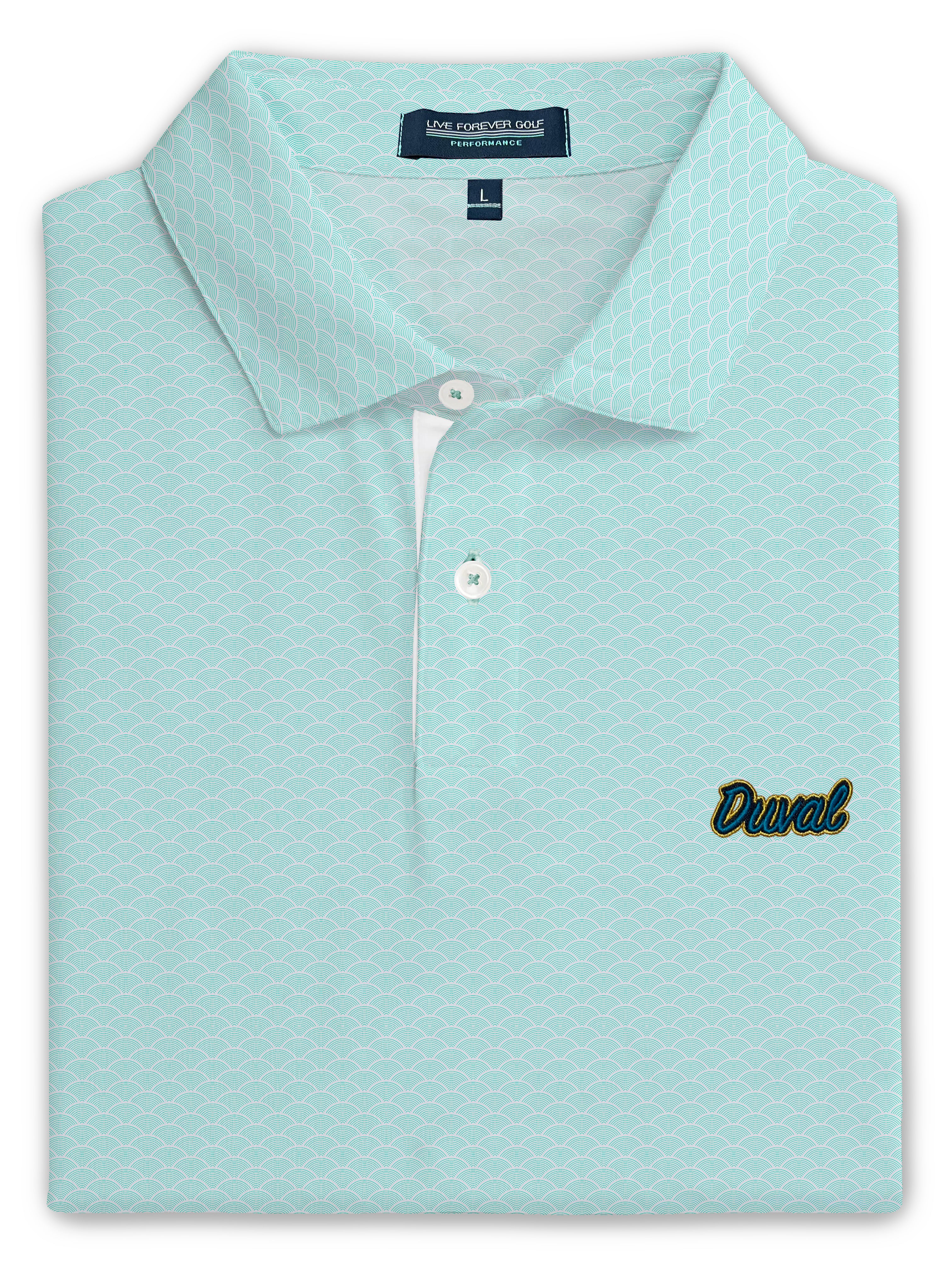 The Coastal Ringer Performance Golf Polo | Golf Polo Shirt – Live