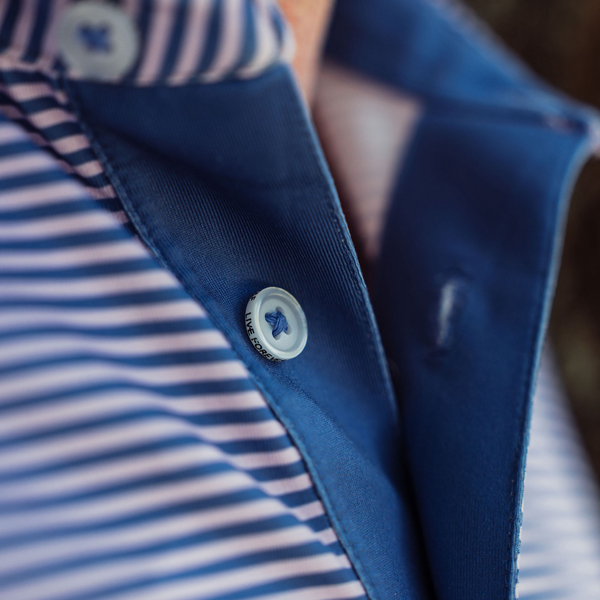 The Stripe Show Ringer Performance Golf Polo