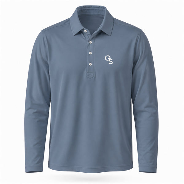 Georgia Southern GS Logo First Light Long Sleeve Polo