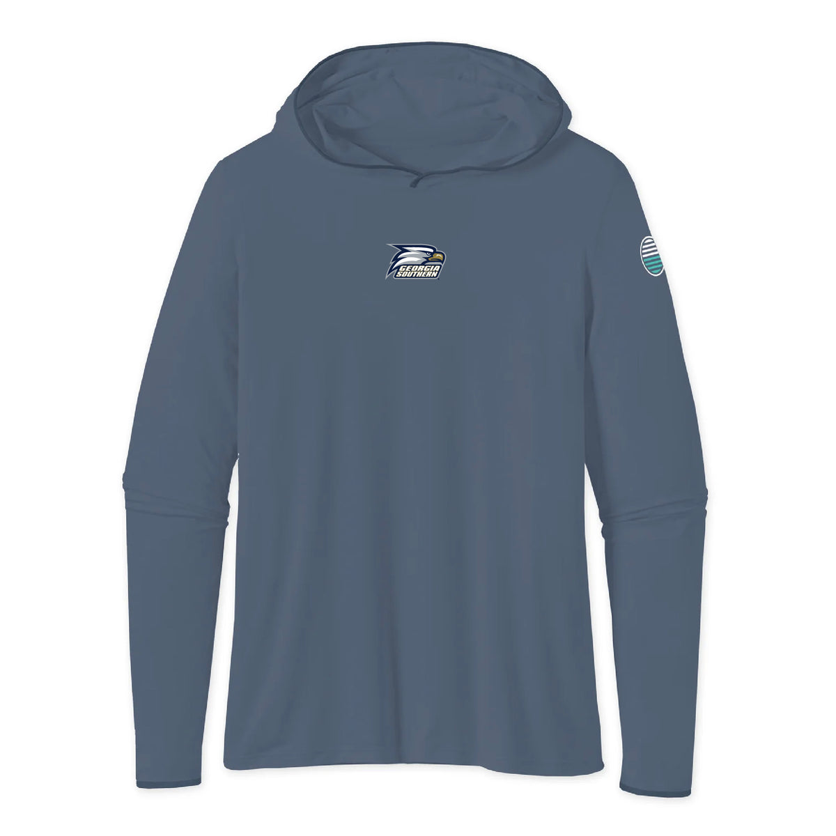 Georgia Southern GSU Logo Riv Performance Sun Hoodie