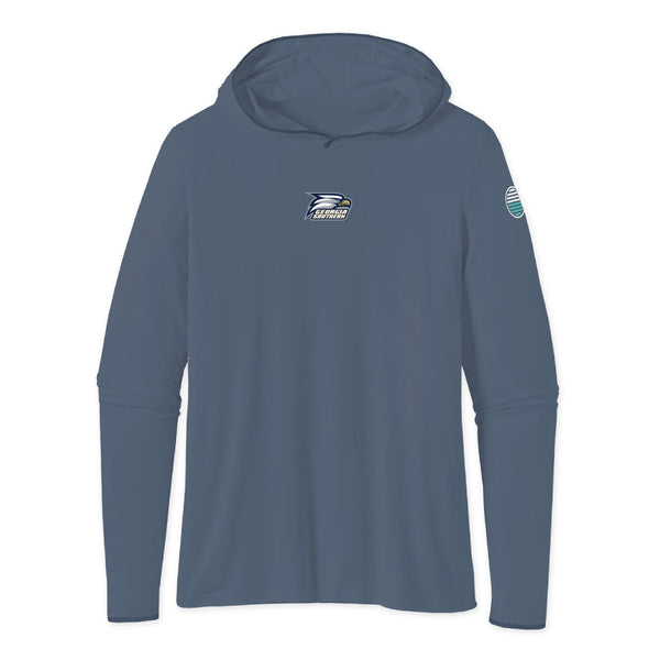 Georgia Southern GSU Logo Riv Performance Sun Hoodie
