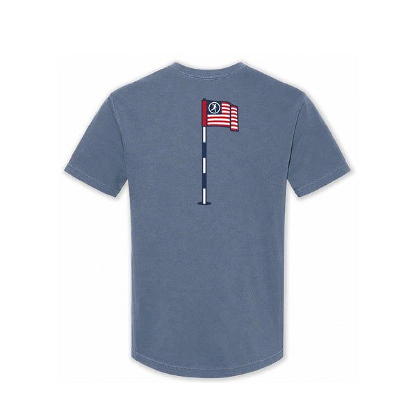 USA GC Pin & Flag Groovy Pocket Tee
