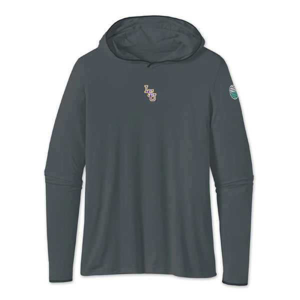 LSU Baseball Logo Riv Performance Sun Hoodie