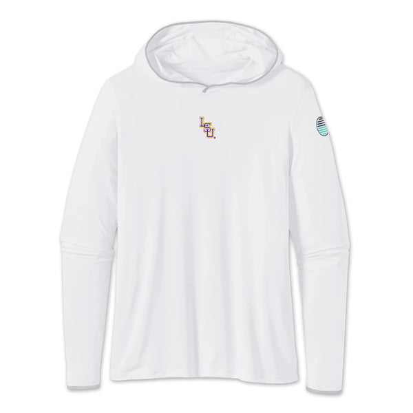 LSU Baseball Logo Riv Performance Sun Hoodie