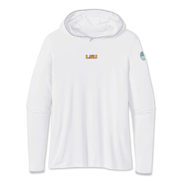 LSU Block Logo Riv Performance Sun Hoodie