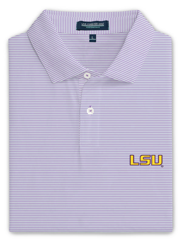 LSU Ringer Performance Golf Polo