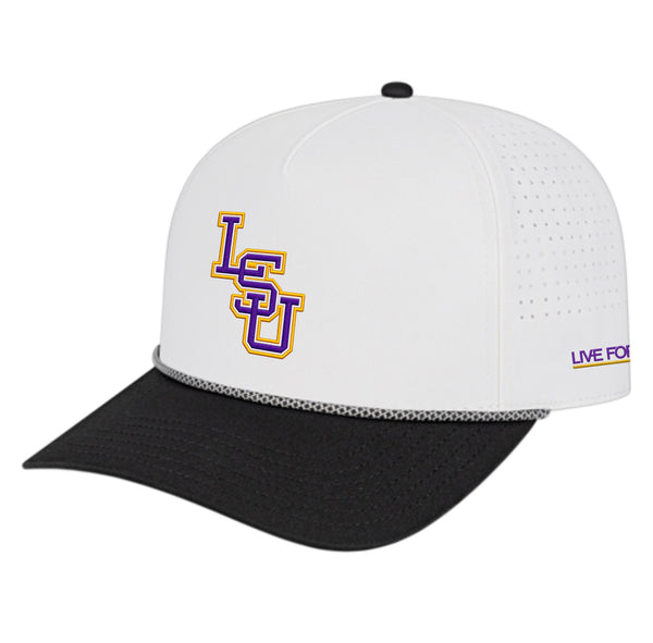 LSU Baseball Logo 5 Panel Perforated Performance Hat