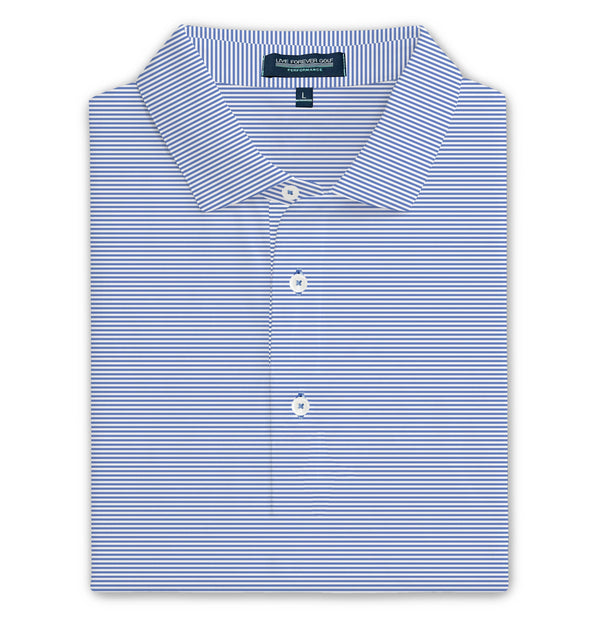 Micro Stripe Ringer Performance Golf Polo