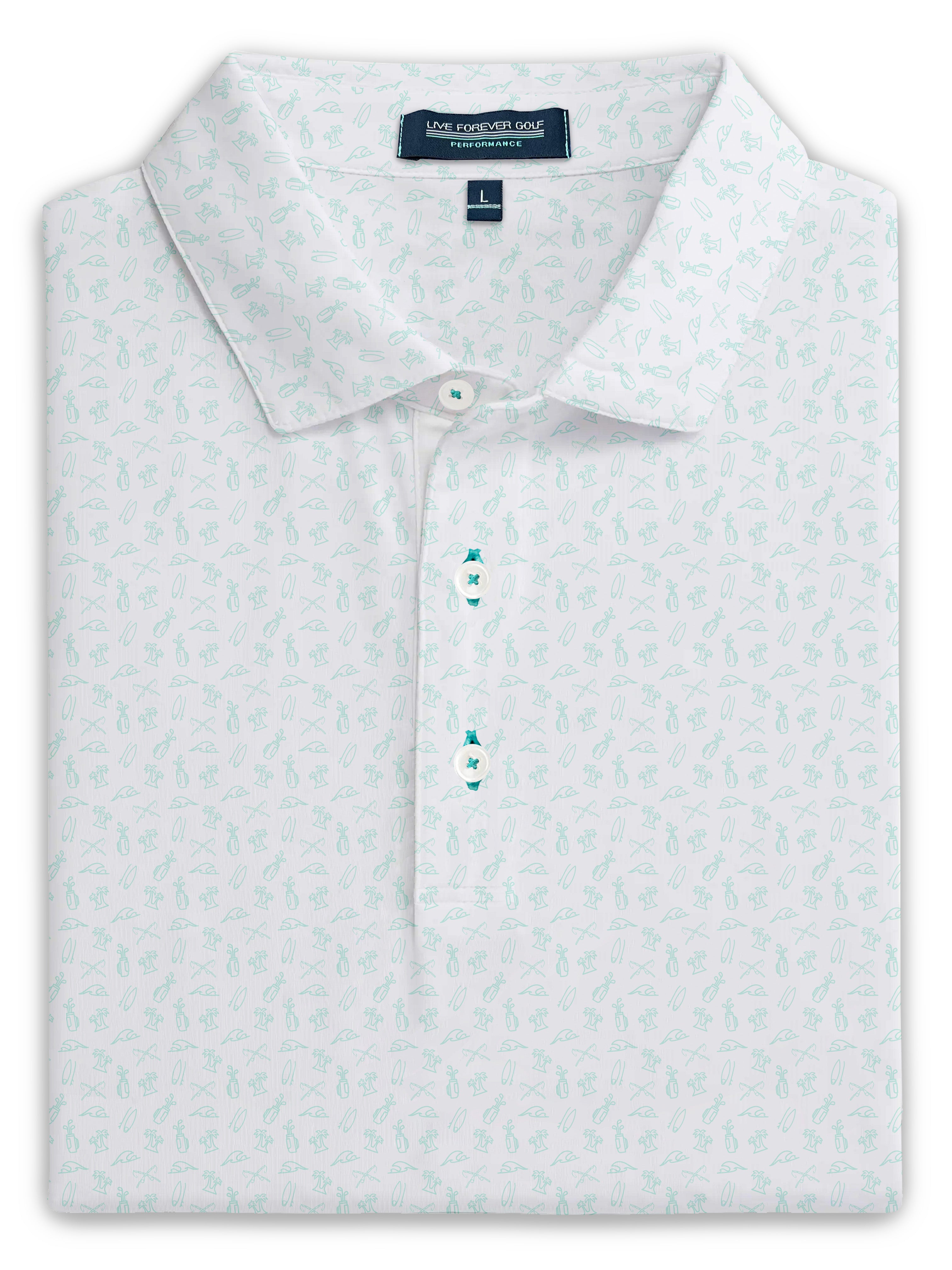 Coastal Ringer Performance Polo