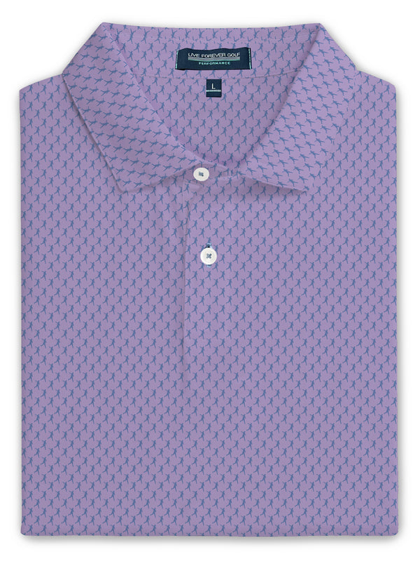 Full Send Ringer Performance Golf Polo