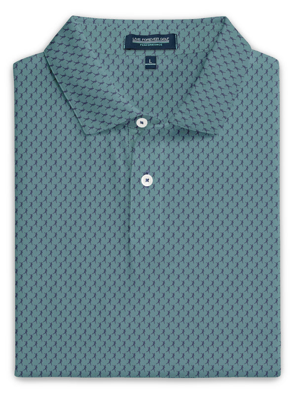 The Full Send Ringer Performance Golf Polo