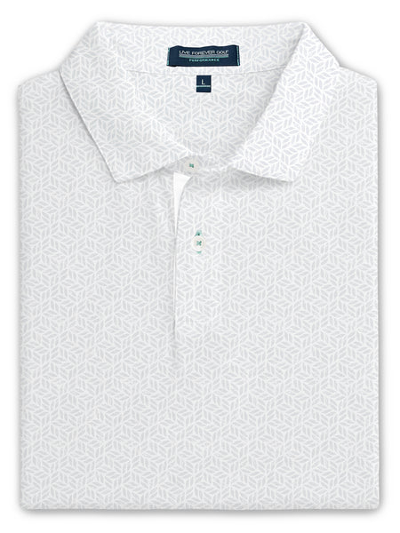 Petals Ringer Performance Golf Polo – Live Forever Golf