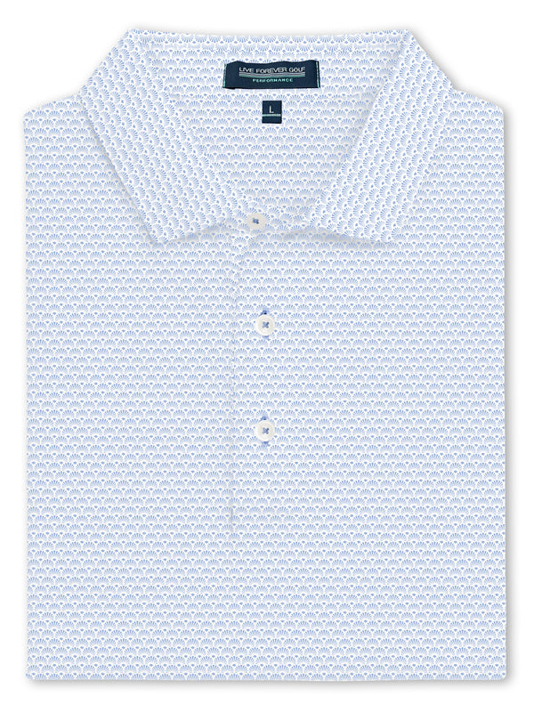 The Shell Game Ringer Performance Golf Polo