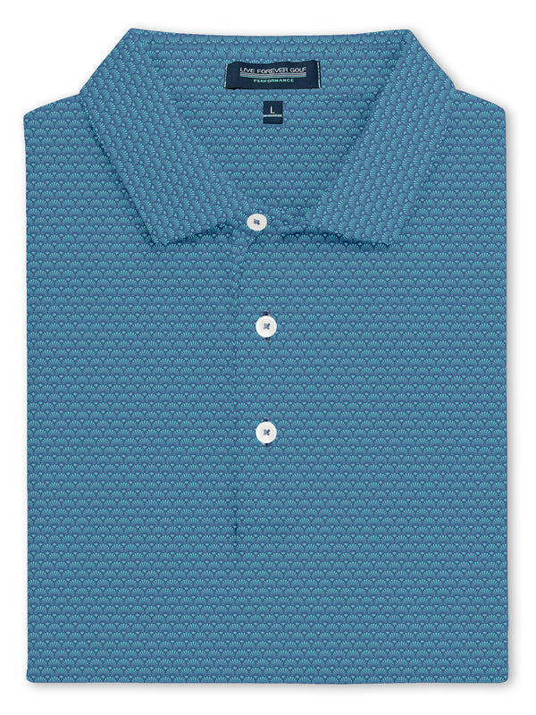 The Shell Game Ringer Performance Golf Polo
