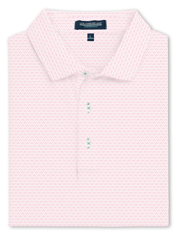 The Shell Game Ringer Performance Golf Polo