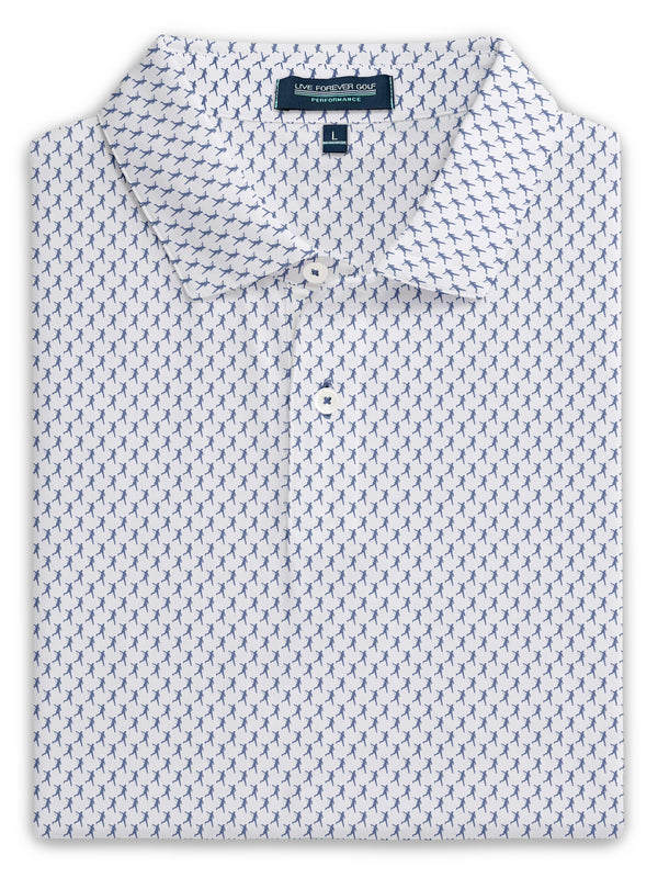 The Full Send Ringer Performance Golf Polo