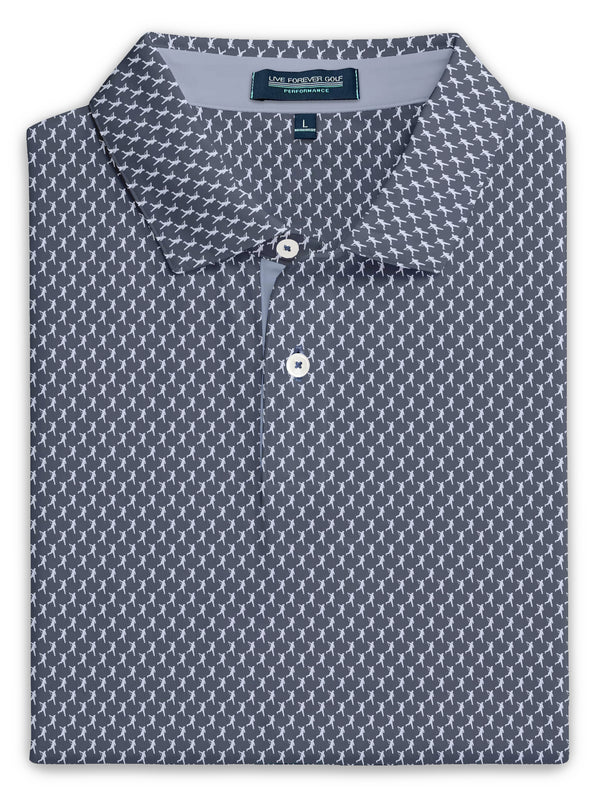 The Full Send Ringer Performance Golf Polo