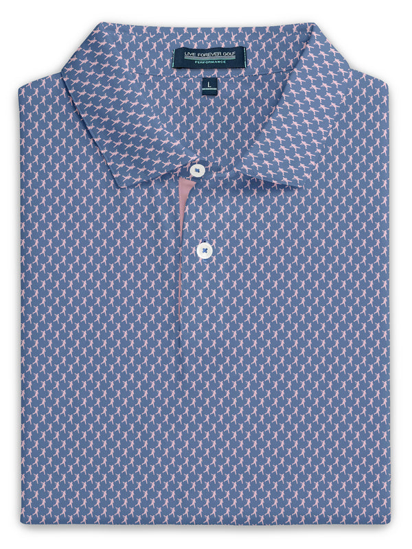 The Full Send Ringer Performance Golf Polo