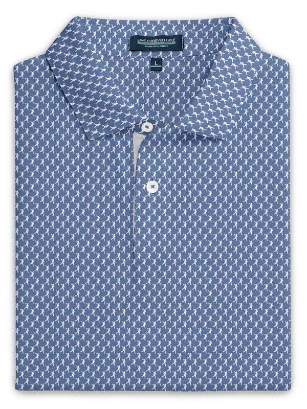 The Full Send Ringer Performance Golf Polo