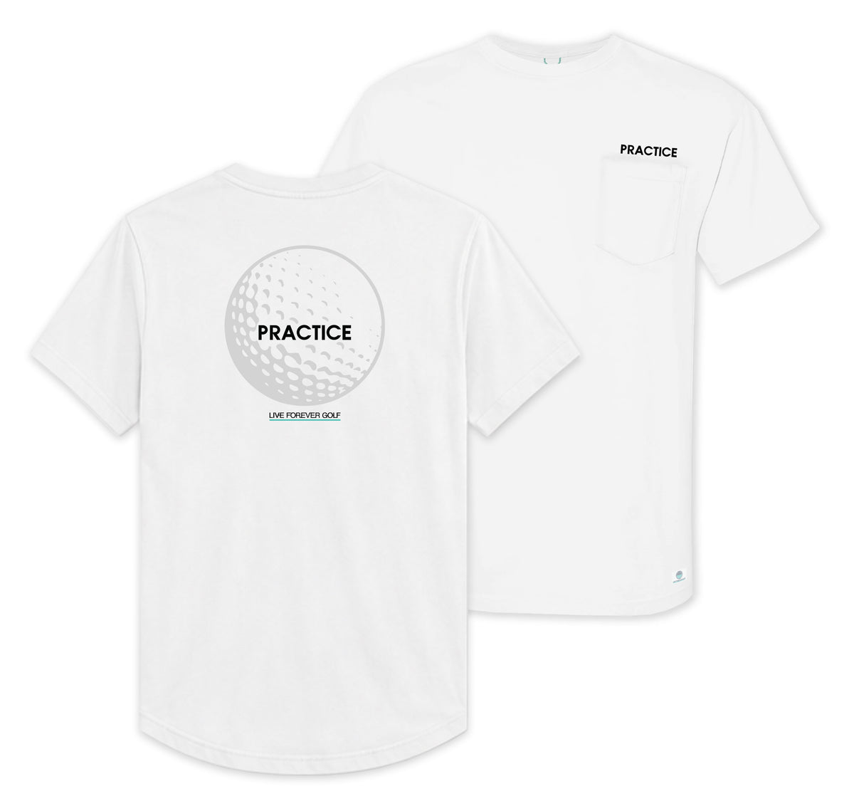 PRACTICE 100% Organic Cotton Groovy Pocket Tee