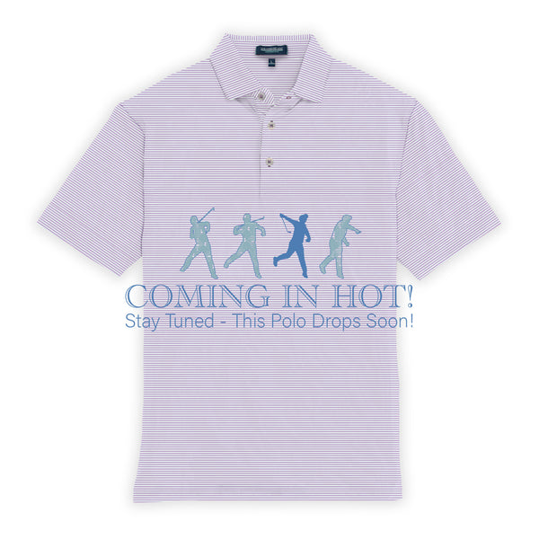Micro Stripe Ringer Performance Golf Polo