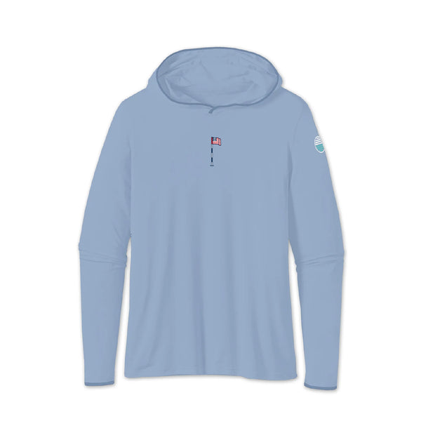 USA GC Pin & Flag Riv Performance Sun Hoodie