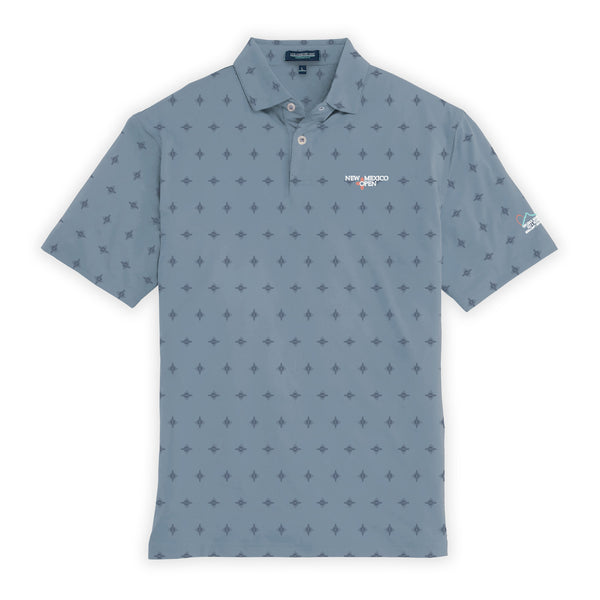 Turtleback Mountain Resort & Golf New Mexico Open - Soft Landing Natural Performance Polo - Aztec Sunset