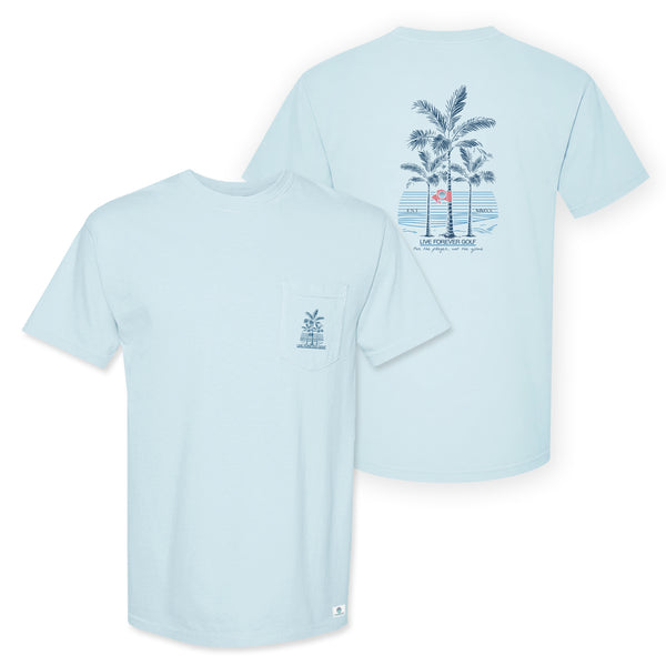 Tres Palmas Groovy Pocket Tee