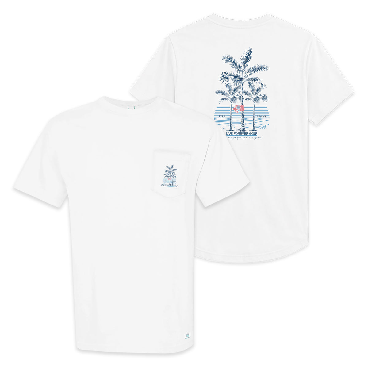 Tres Palmas Groovy Pocket Tee