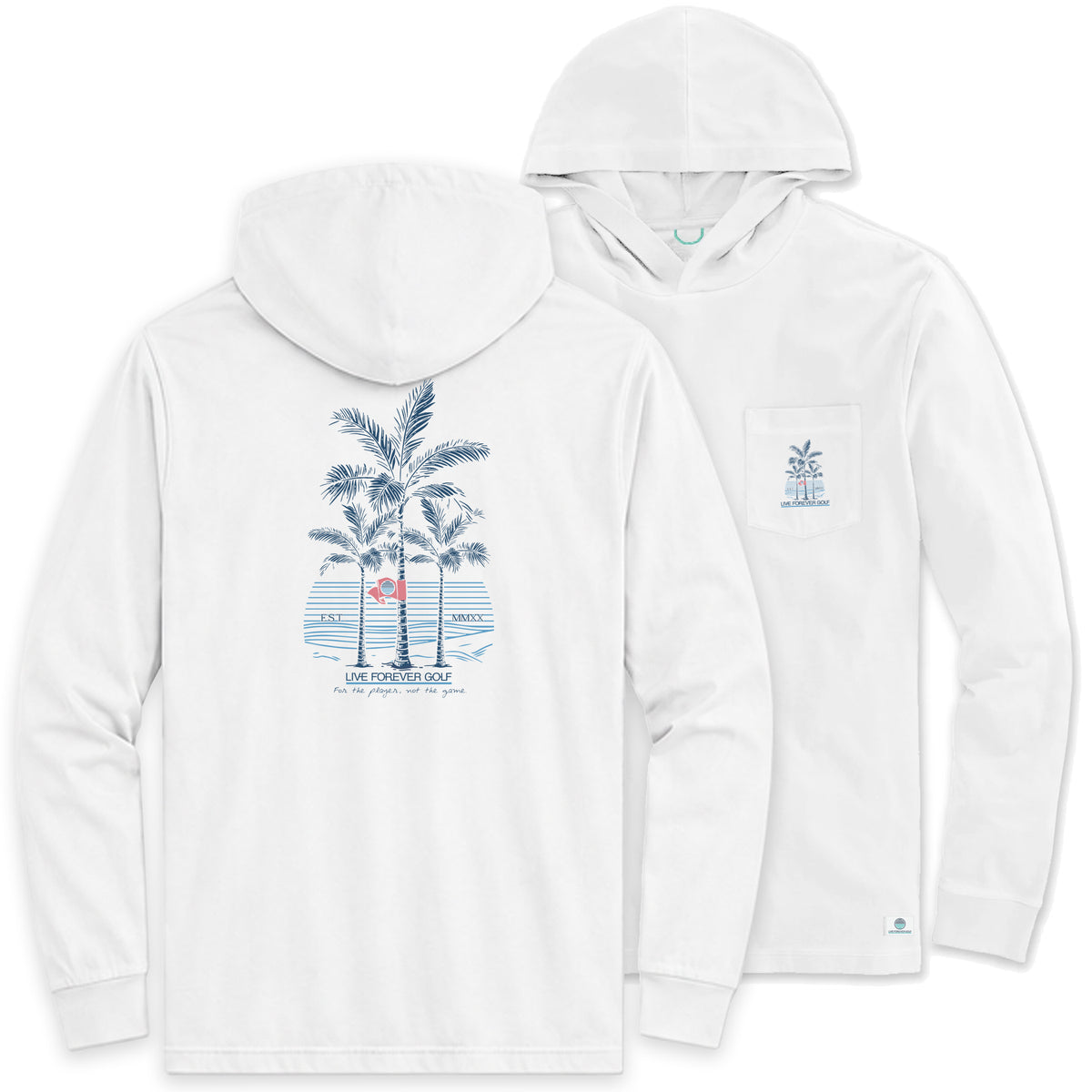 Tres Palmas Clubhouse Hoodie Tee