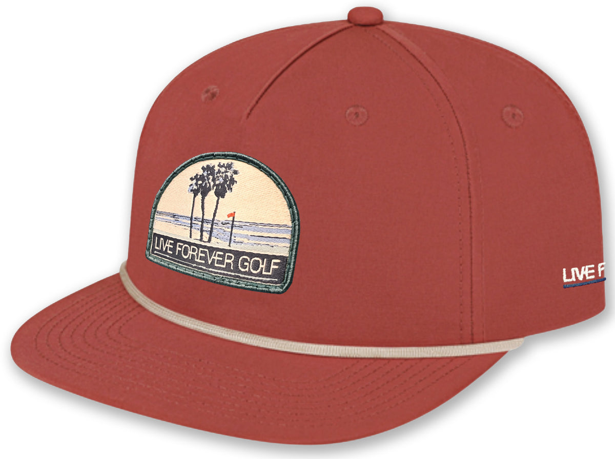 Tres Palmas 5 Panel Performance Rope Hat