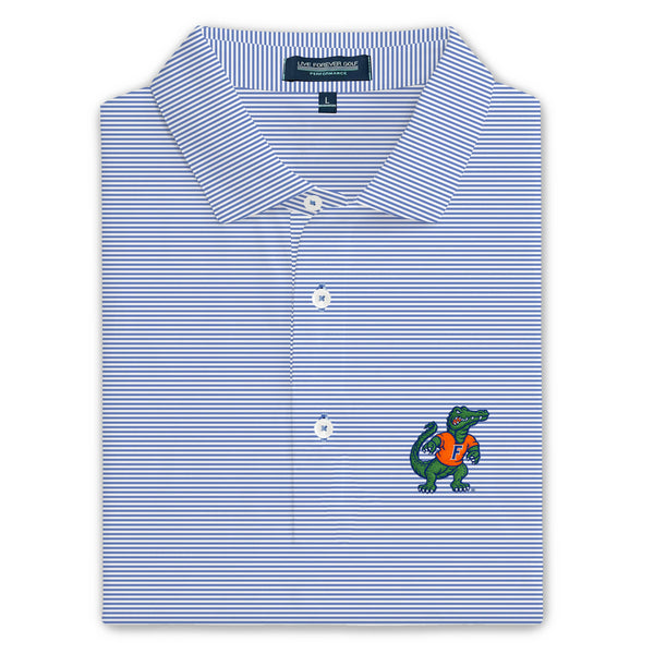 UF Standing Albert Logo Ringer Performance Polo