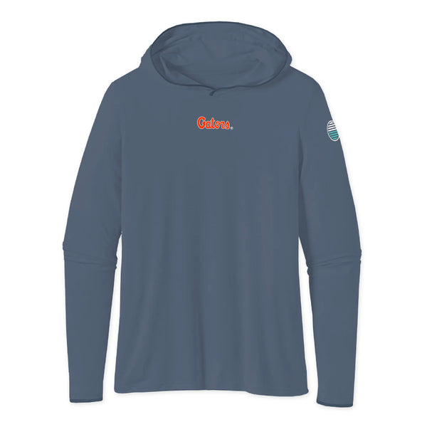 UF Gator Script Logo Riv Performance Sun Hoodie