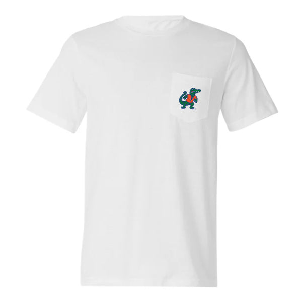 UF Standing Albert Logo Groovy Organic Pocket Tee