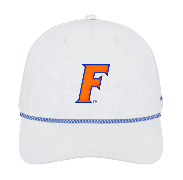 UF F Logo 5 Panel Performance Rope Hat