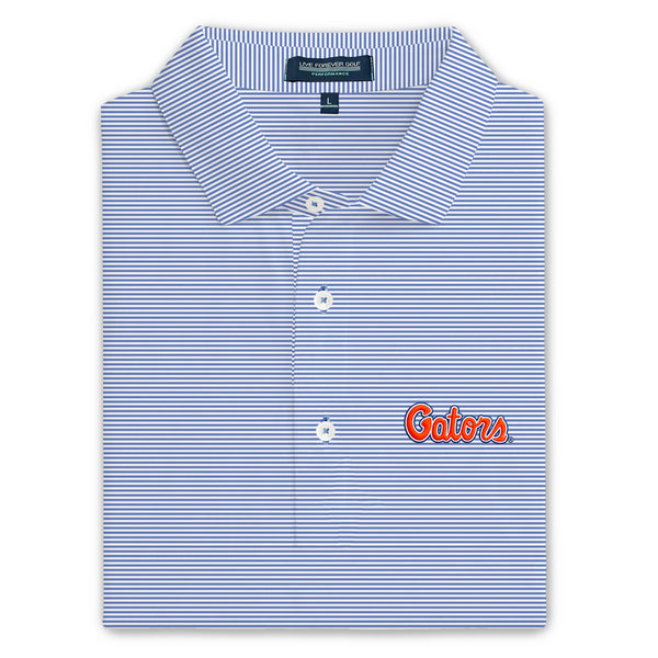 UF Gator Script Logo Ringer Performance Polo