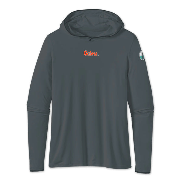 UF Gator Script Logo Riv Performance Sun Hoodie
