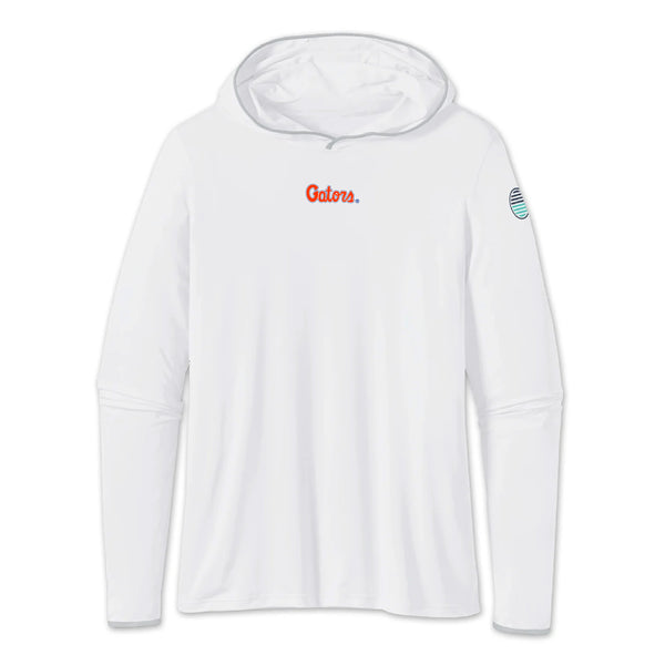 UF Gator Script Logo Riv Performance Sun Hoodie