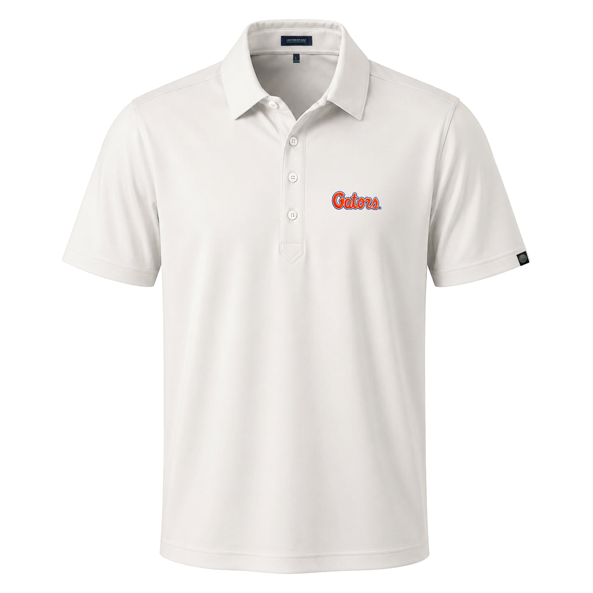 UF Gators Script Logo First Light Short Sleeve Polo