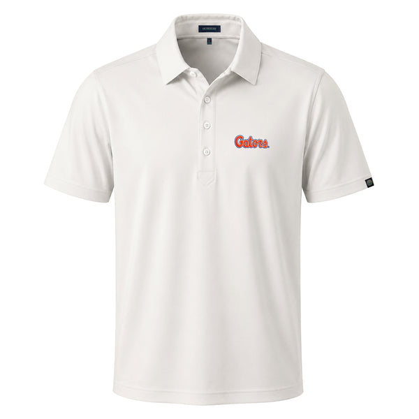 UF Gator Script Logo First Light Short Sleeve Polo