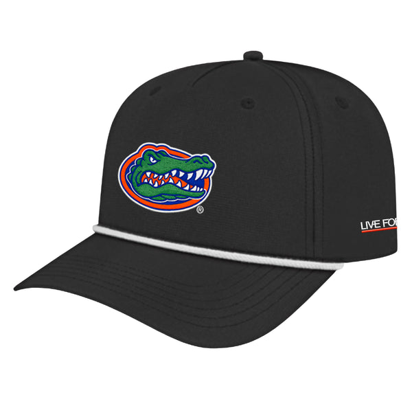 UF Gator Head Logo 5 Panel Performance Rope Hat