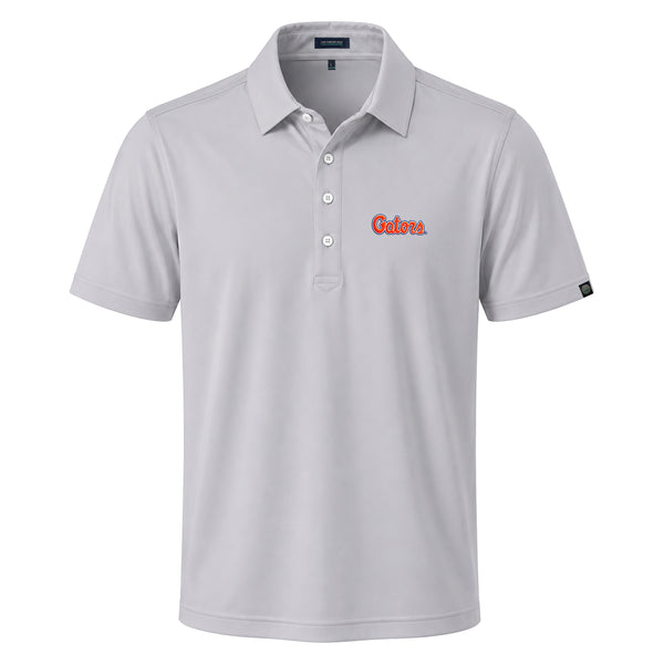 UF Gator Script Logo First Light Short Sleeve Polo