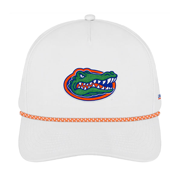 UF Gator Head Logo 5 Panel Performance Rope Hat
