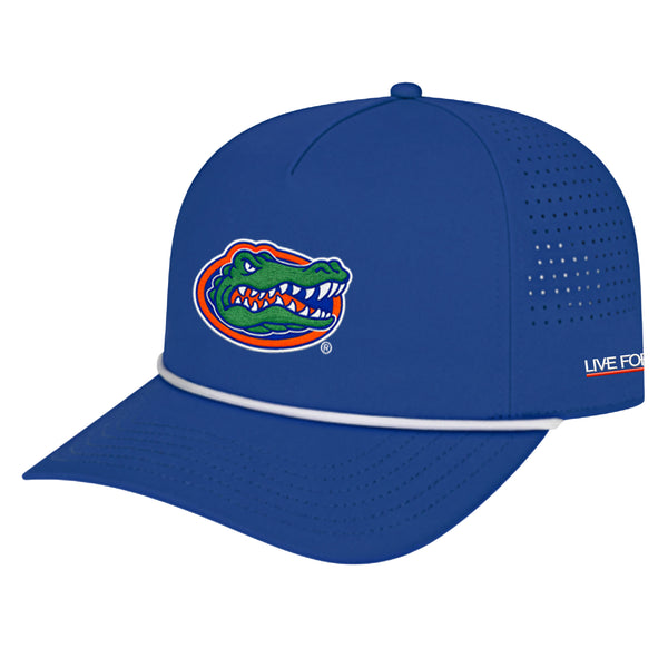 UF Gator Head Logo 5 Panel Perforated Performance Hat