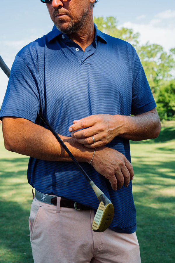 The Ringer Performance Golf Polo - Classic Stripe