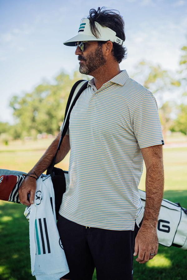 The Ringer Performance Golf Polo - Classic Stripe